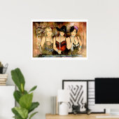 Jersey-Lilie Poster (Heimbüro)