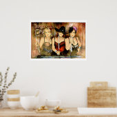 Jersey-Lilie Poster (Küche)