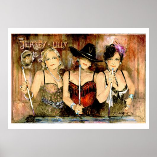 Jersey Lilly Poster (Vorne)