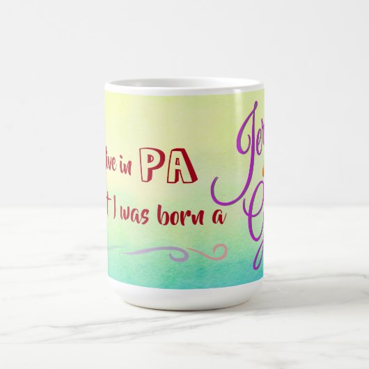 Jersey-Mädchen einmal u. immer Kaffeetasse (Mittel)