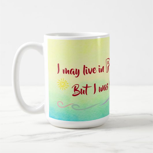 Jersey-Mädchen einmal u. immer Kaffeetasse (Links)