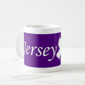 Jersey-Mädchen Kaffeetasse (Vorderseite Links)