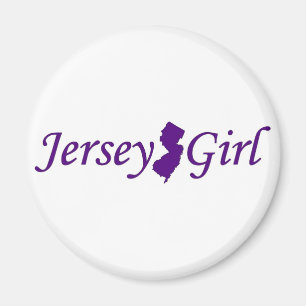 Jersey-Mädchen Magnet
