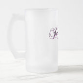 Jersey-Mädchen-mattierte Tasse (Links)