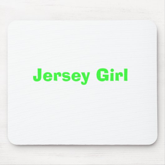 Jersey-Mädchen Mousepad (Vorne)