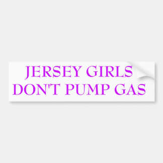 JERSEY-MÄDCHEN PUMPEN NICHT GAS AUTOAUFKLEBER