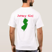 Jersey-Mädchen T-Shirt (Rückseite)