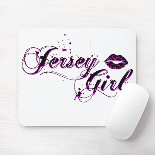 Jersey-Mädchen-T - Shirts, Kleid u. Geschenke Mousepad (Mit Mouse)