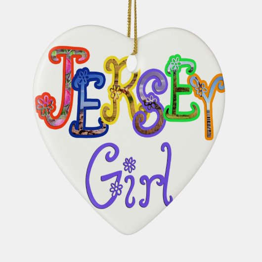 Jersey-Mädchen-Verzierung Keramik Ornament (Rechts)