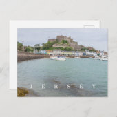 Jersey Mont Orgueil Burg - Aussicht Postkarte (Vorne/Hinten)