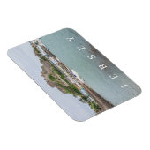 Jersey Mont Orgueil Castle view Kühlschrankmagnet Magnet (Rechte Seite)