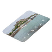 Jersey Mont Orgueil Castle view Kühlschrankmagnet Magnet (Linke Seite)