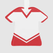 Jersey Name Number Ornament Template Hockey Soccer (Vorderseite)