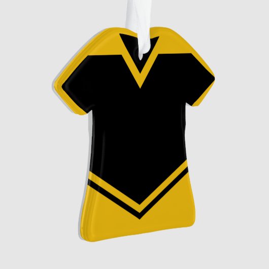 Jersey Name Number Ornament Template Soccer Hockey (Vorderseite)