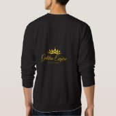 jersey negro con diseño dorado. sweatshirt (Rückseite)