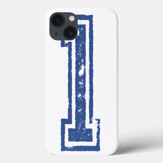 Jersey Nummer 1 Case-Mate iPhone Hülle (Rückseite)