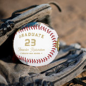 Jersey-Nummer | Gold Abschluss Monogram Baseball