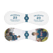 Jersey-Nummer | Monogramm des blauen Abschlusses Baseball (Paneele)