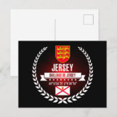 Jersey Postkarte (Vorne/Hinten)