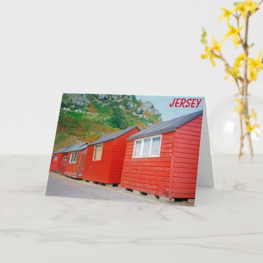 Jersey sheds karte (Gelbe Blume)