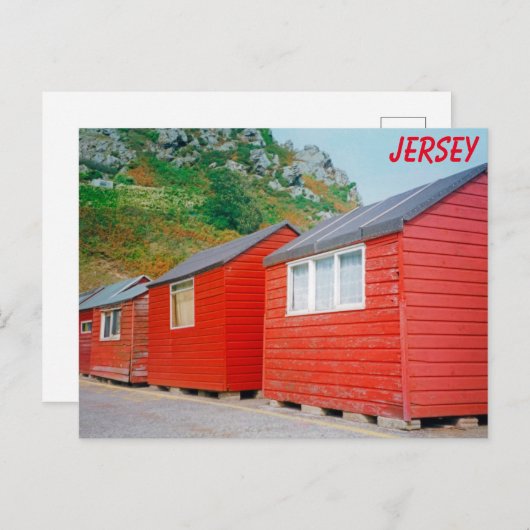 Jersey sheds postkarte (Vorne/Hinten)