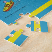 Jersey Shore 16x20 Illustrierte Karte Puzzle (Seite)