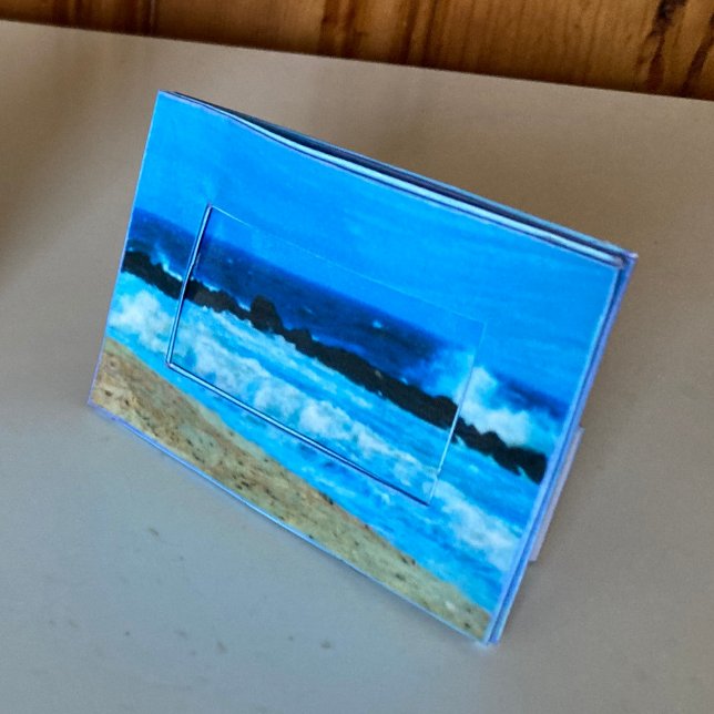 Jersey Shore 3x4 Frame Ornament Muster 2x3 Foto (Jersey Shore wide table frame for 2x3" photo made with photography & paper sheet pattern, Zazzle)