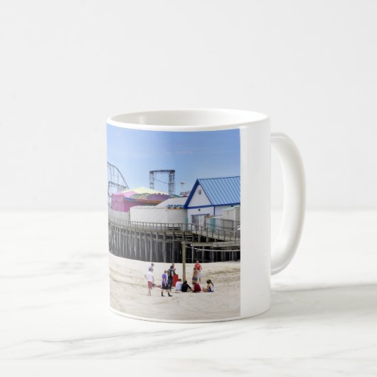Jersey Shore auf den Meereshöhen Kaffeetasse (VorderseiteRechts)