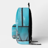 Jersey Shore Beach Bedruckter Rucksack (Rechts)