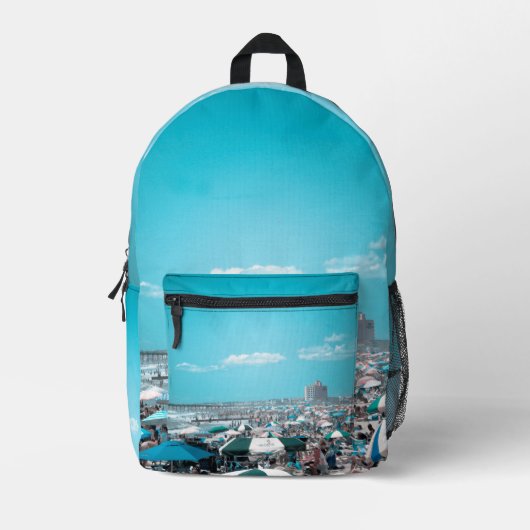 Jersey Shore Beach Bedruckter Rucksack (Vorderseite)
