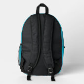 Jersey Shore Beach Bedruckter Rucksack (Rückseite)