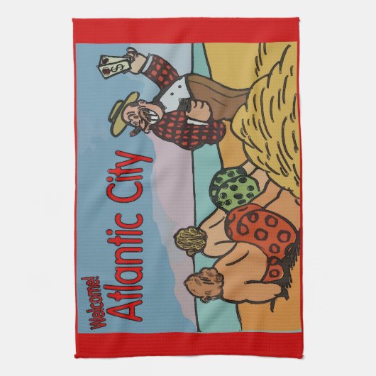 Jersey Shore Beach Handtücher (Vertikal)