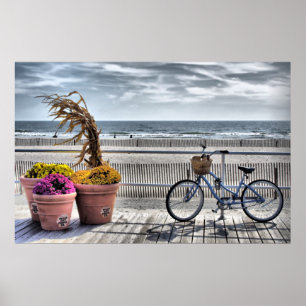 Jersey Shore Boardwalk HDR Poster