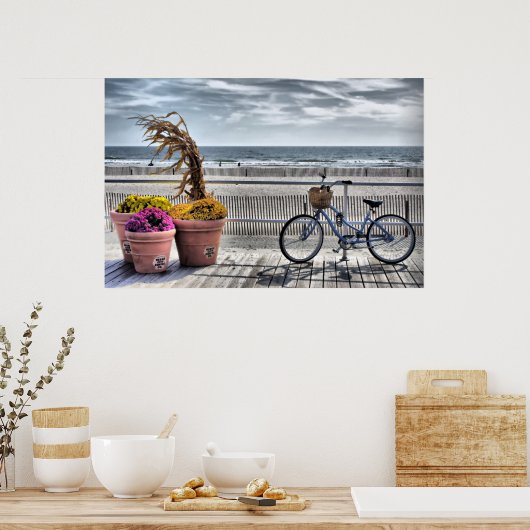 Jersey Shore Boardwalk HDR Poster (Küche)