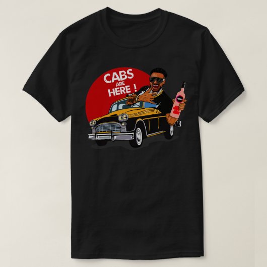 Jersey Shore CABS SIND HIER T-Shirt (Design vorne)