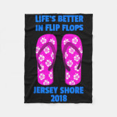 Jersey Shore Family Vacation 2018 Group  Fleecedecke (Vorderseite)