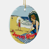 Jersey Shore, Hinzufügen, Bearbeiten von Text Keramik Ornament (Rechts)