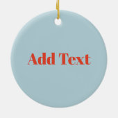 Jersey Shore, Hinzufügen, Bearbeiten von Text Keramik Ornament (Hinten)