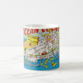 Jersey Shore Illustriert Map Kaffeetasse (Mittel)