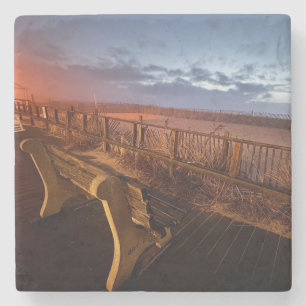 Jersey Shore Marmor-Unterlage (Bank) von Mike Dalt Steinuntersetzer