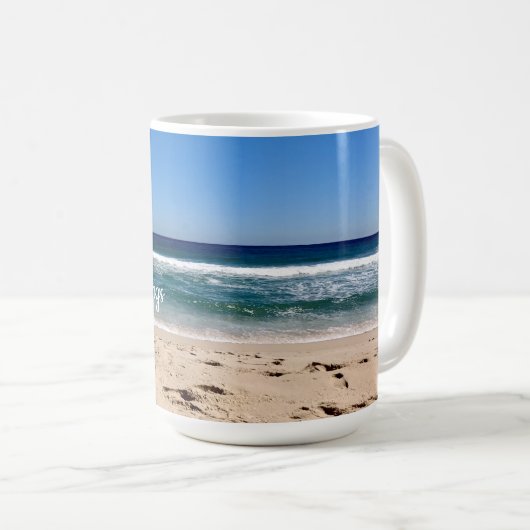 Jersey Shore Mornings on Coffee Tasse (VorderseiteRechts)