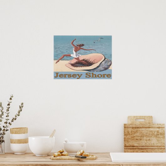 Jersey Shore, Muschel Poster (Küche)