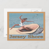 Jersey Shore, Muschel Poster, Postkarte (Vorne/Hinten)