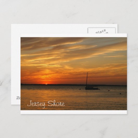 Jersey Shore Postcard Postkarte (Vorne/Hinten)