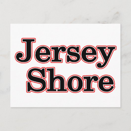 Jersey Shore Postkarte (Vorderseite)