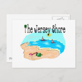 Jersey Shore Postkarte (Vorne/Hinten)