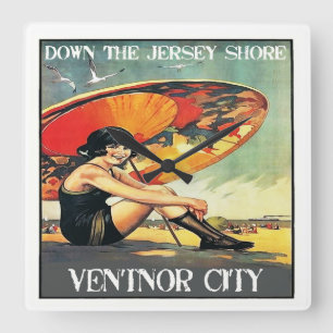 Jersey Shore Ventnor City Wall Uhr