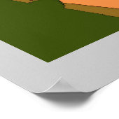 Jersey Shore Vintag Style Poster (Ecke)