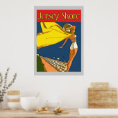 Jersey Shore Vintag Style Poster (Küche)