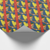 Jersey Shore Vintages Geschenkpapier (Ecke)